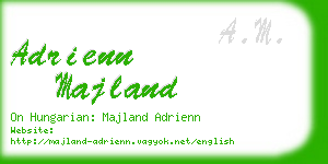 adrienn majland business card